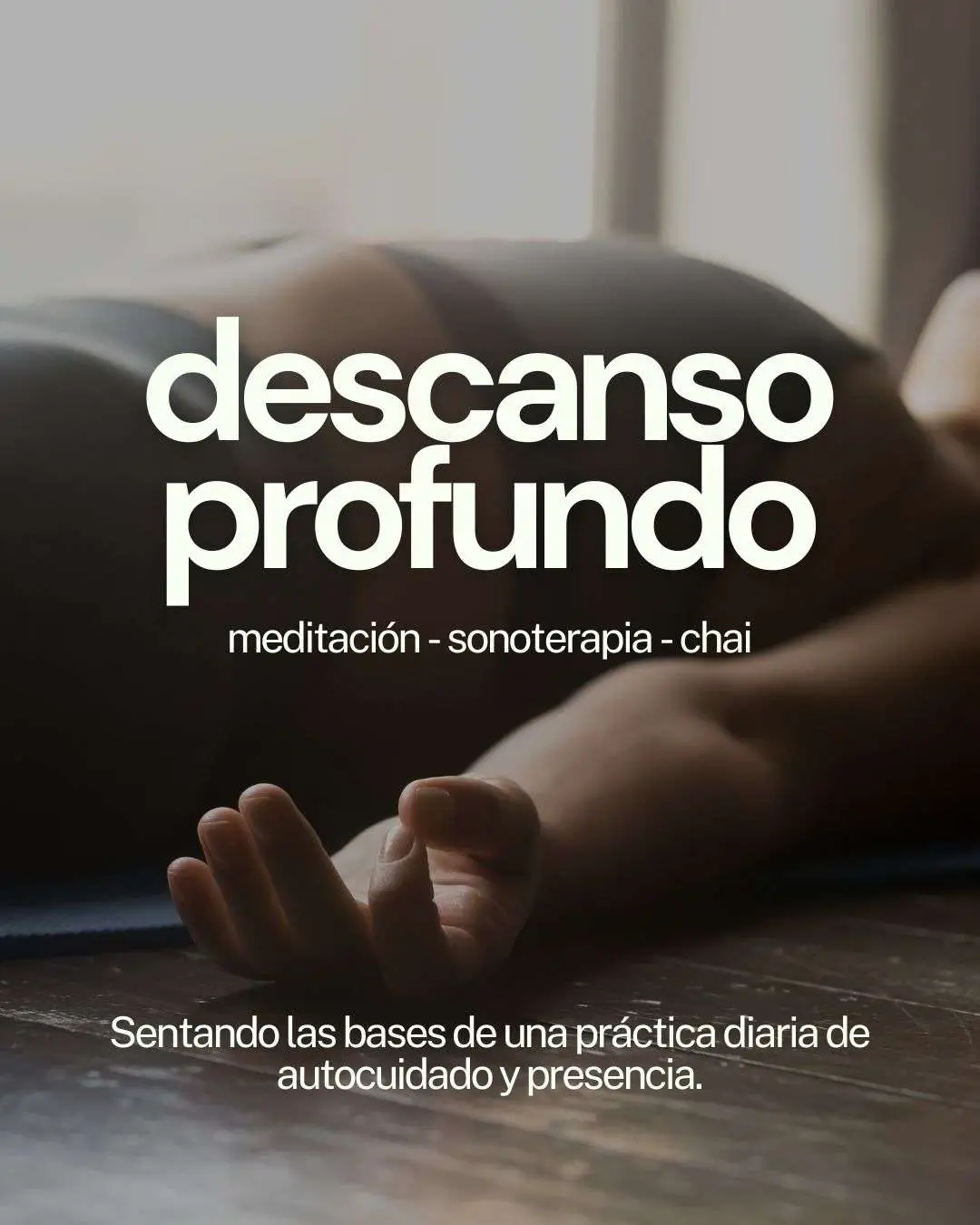 Meditación y descanso profundo
